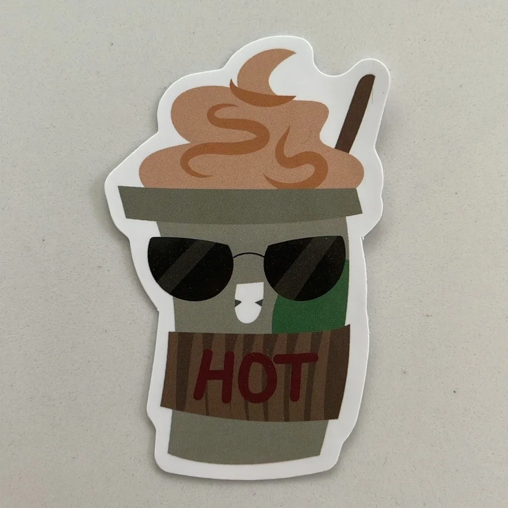 Coffee Cup Sticker Set - Picture 3 of 10